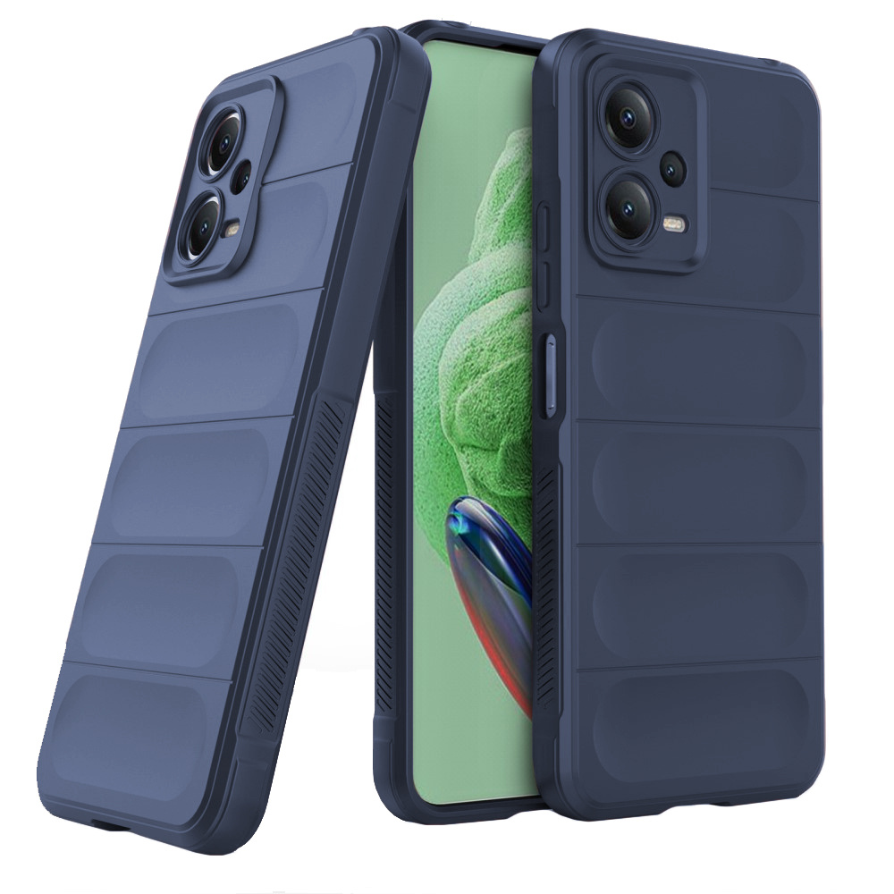 Schutzhülle Für Xiaomi Redmi Note 12 5g / Poco X5 5g, Stoßfest, Marineblau