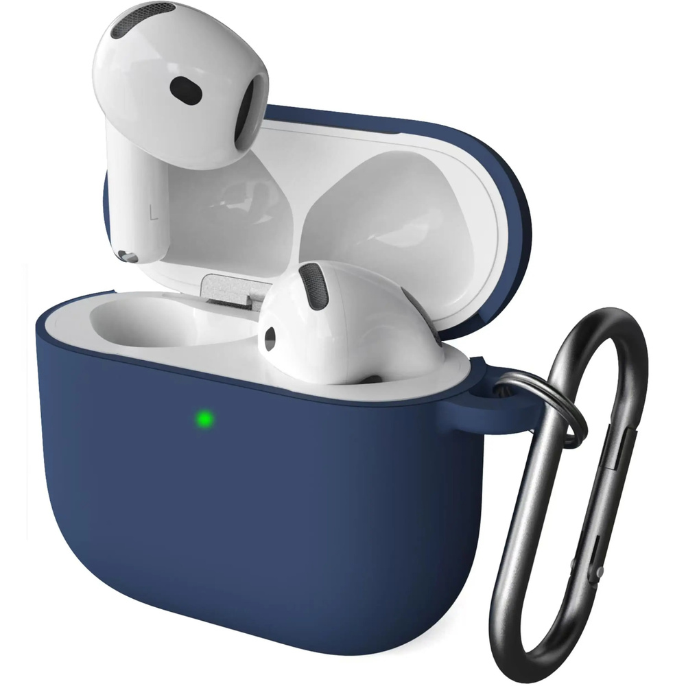 Silikonhülle Für Apple Airpods 4, Marineblau