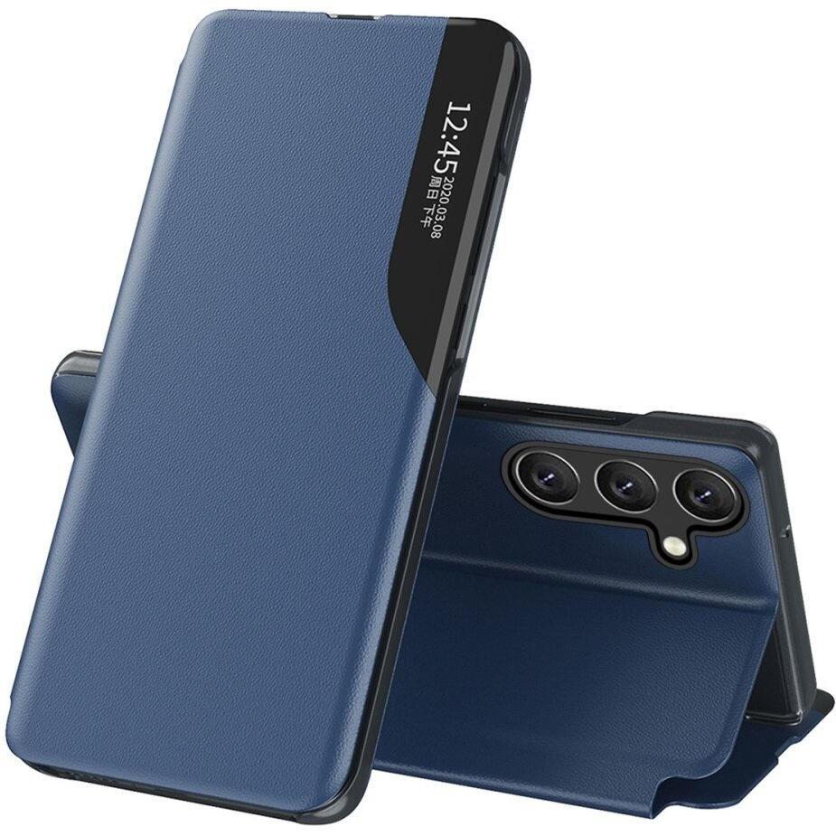 Samsung Galaxy M34 Hülle, Fensteransicht, Blau