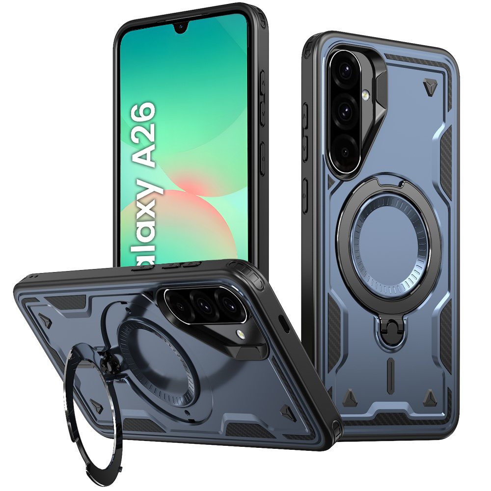 Schutzhülle Für Samsung Galaxy A26 5g, Militär-magsafe-design, Blau