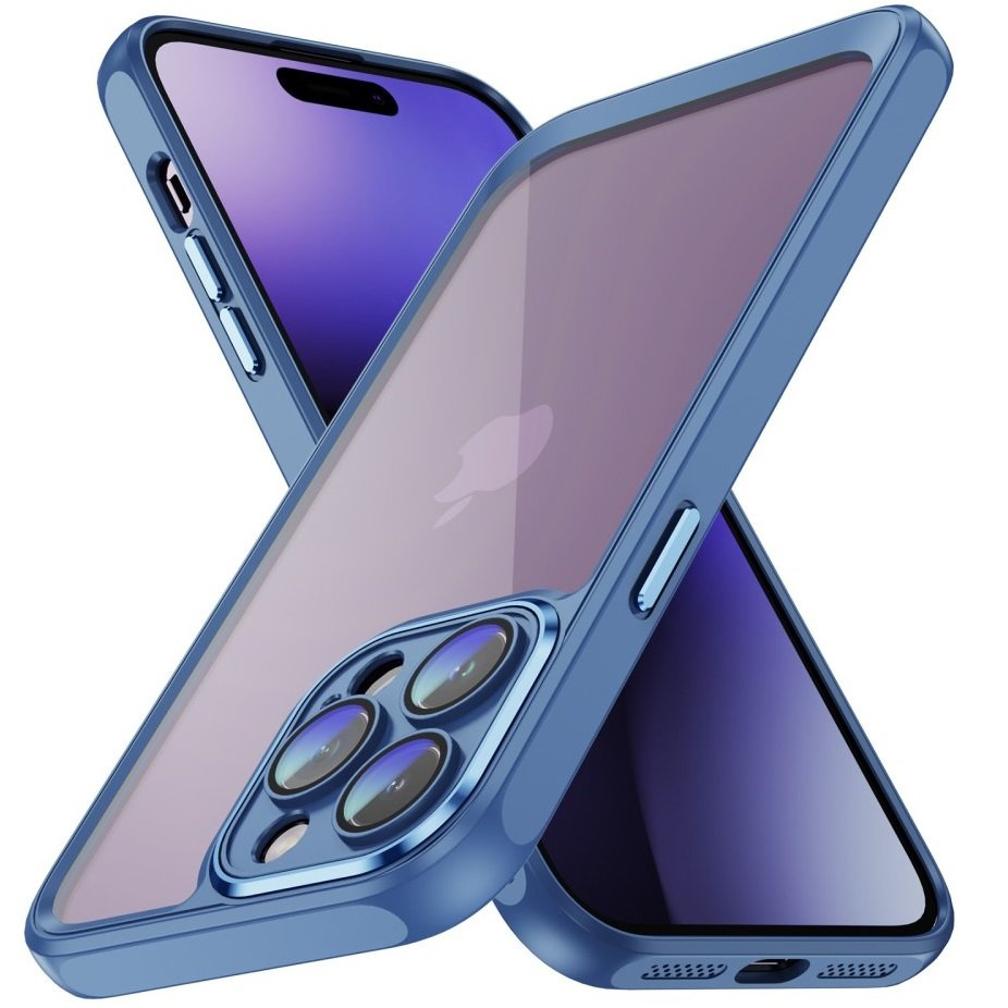 Schutzhülle Für Iphone 14 Pro Max, Stoßfest, Blau