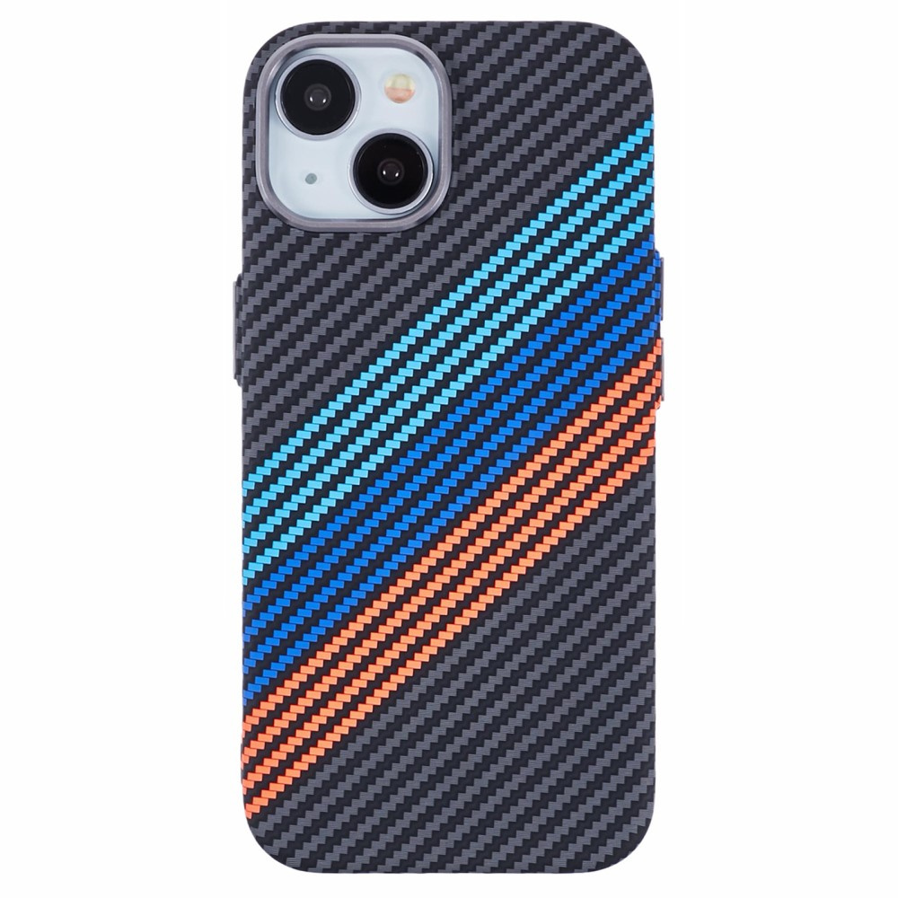 Iphone 13 Hülle, Carbonfaser Magsafe, Marineblau