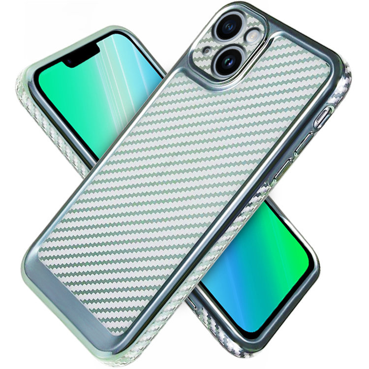 Iphone 14 Plus Carbon Slim Schutzhülle, Blau