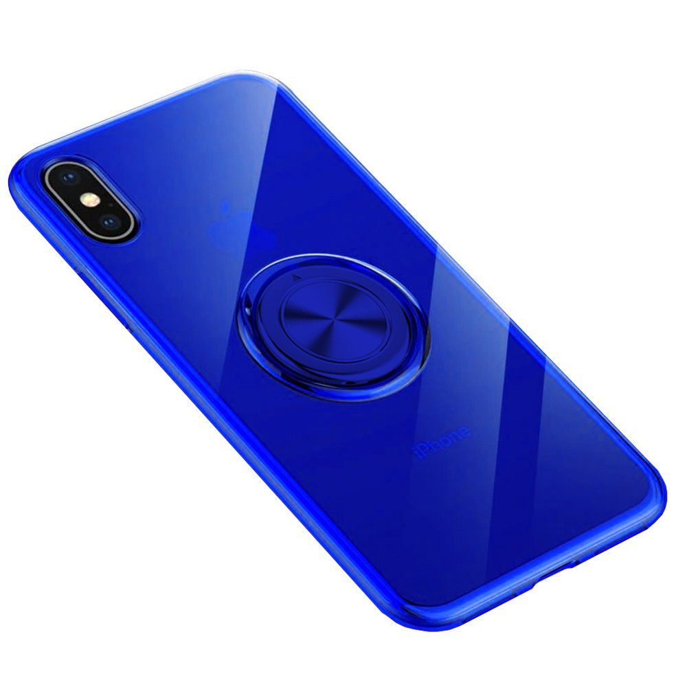 Hülle Für Iphone Xr – Mit Airbag-ring – Blau