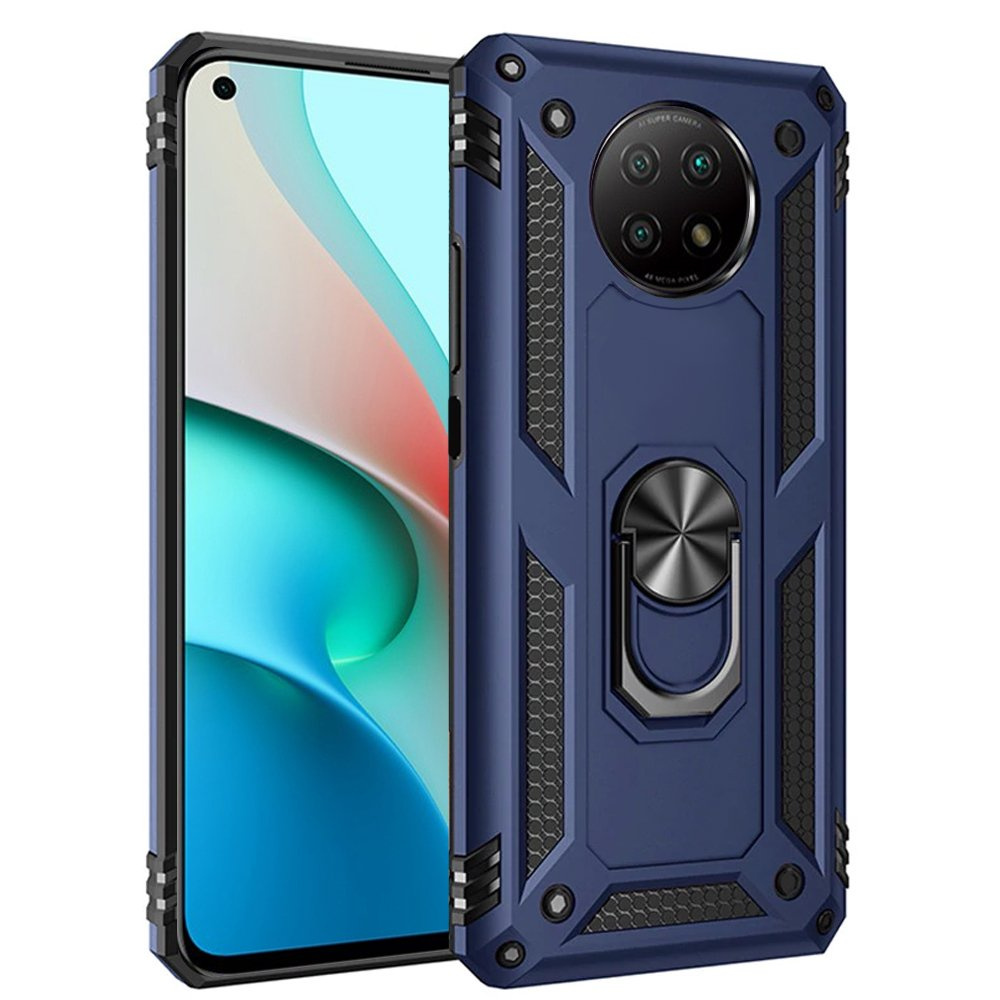 Gepanzerte Schutzhülle Für Xiaomi Redmi Note 9t 5g, Nox Case Ring, Blau