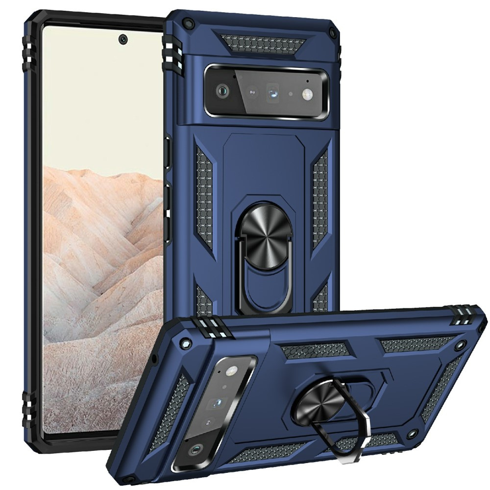 Gepanzerte Schutzhülle Für Google Pixel 6 Pro, Nox Case Ring, Marineblau