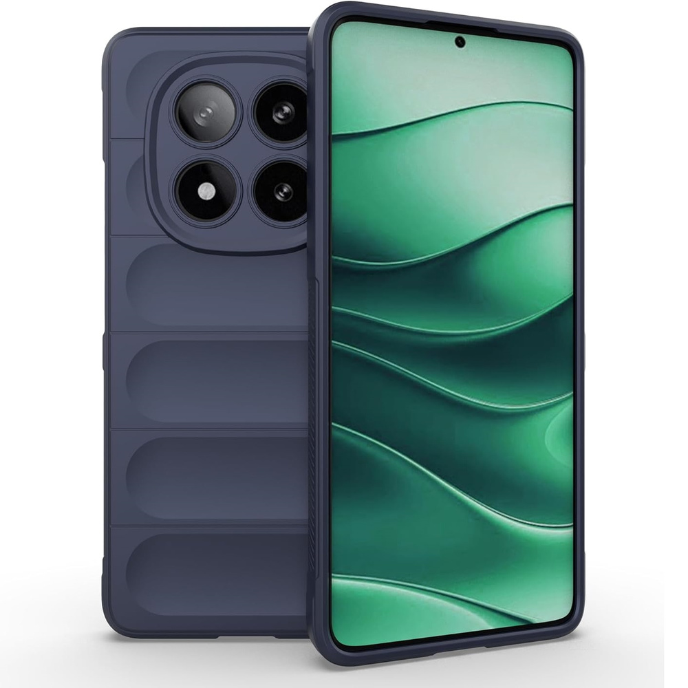 Schutzhülle Für Xiaomi Redmi Note 14 Pro 5g / Xiaomi Poco X7 5g, Stoßfest, Marineblau