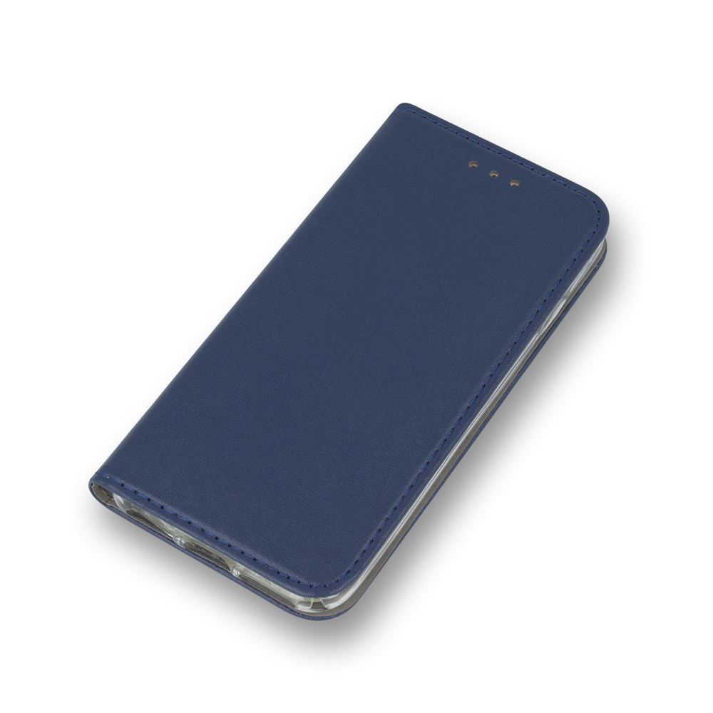 Flip-case Für Samsung Galaxy A54 5g, Smart Magnetic, Marineblau + 9h-glas
