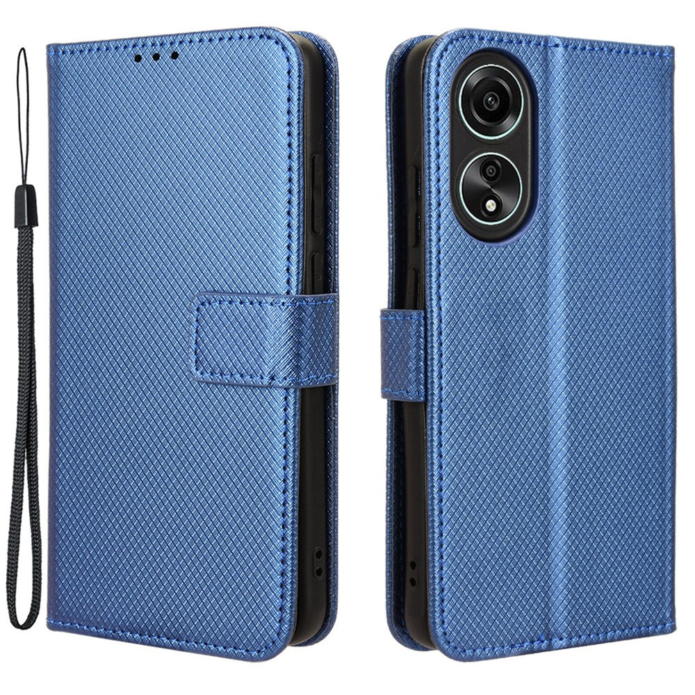 Klapphülle Für Oppo A58 4g, Smart Magnet, Blau