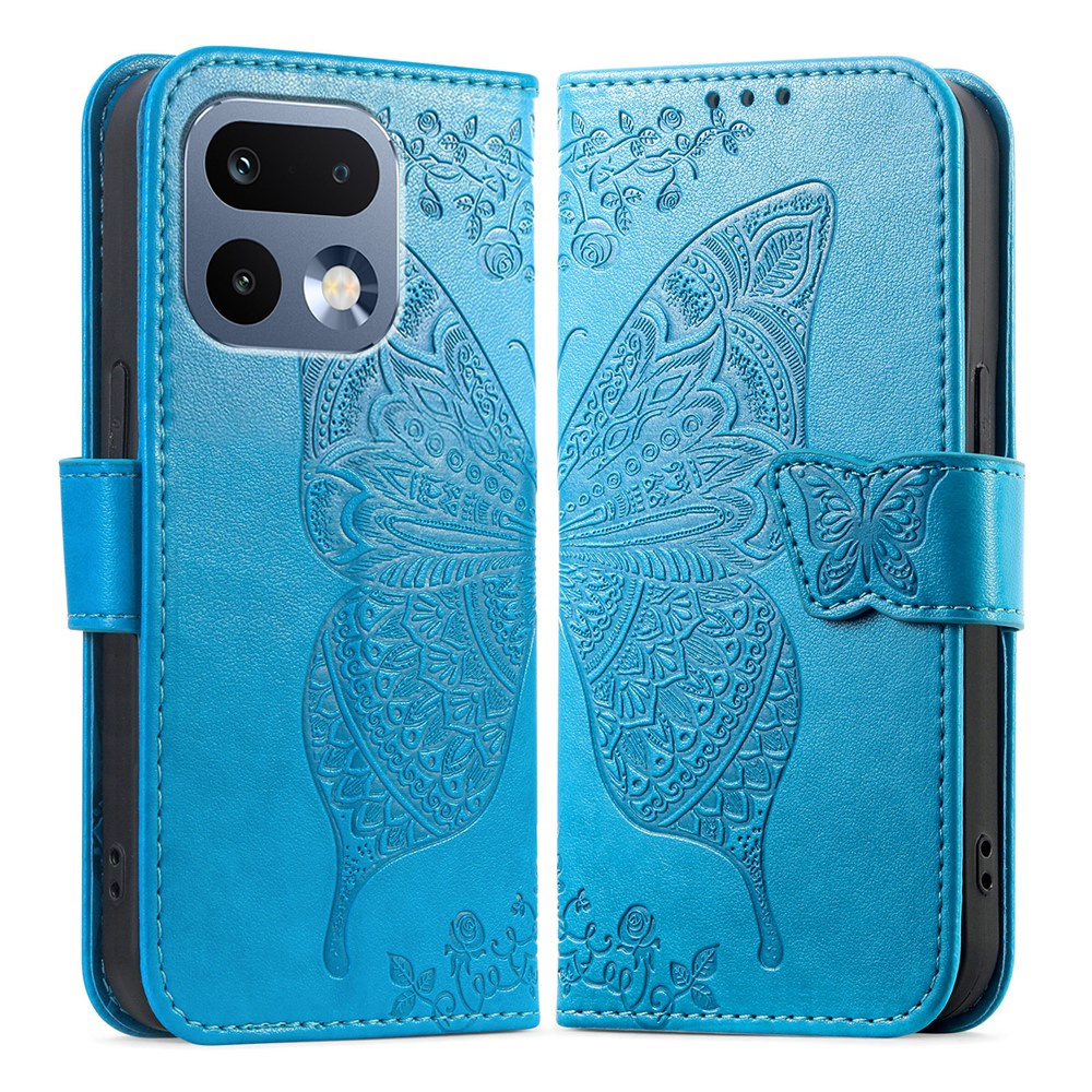 Realme 16 Pro Butterfly Flip Case, Blau