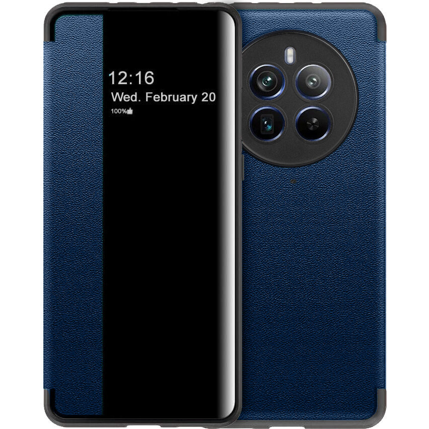 Realme 12 Pro 5g / 12 Pro+ 5g Flip Case, Seitenansicht, Blau