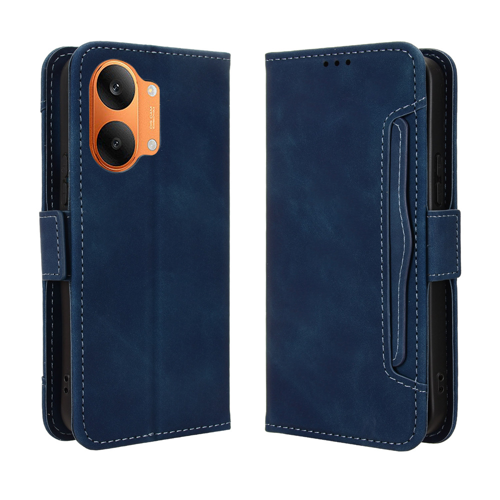 Flip-case Für Xiaomi Poco X8 Pro Max, Mit Kartenfach, Blau