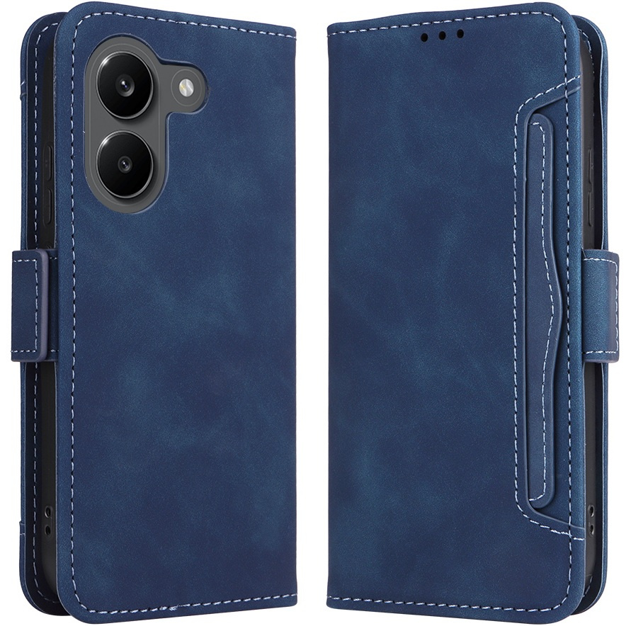 Klapphülle Für Xiaomi Poco X8 Pro, Mit Kartenfach, Blau