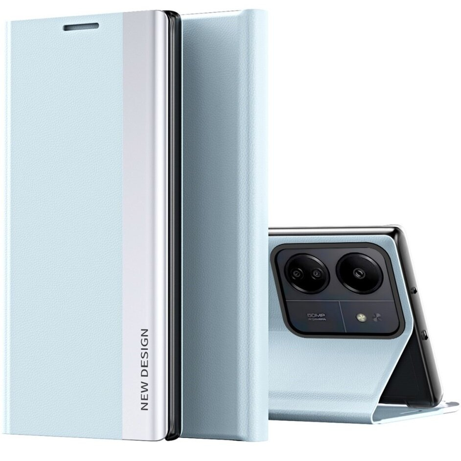 Klapphülle Für Xiaomi Redmi 13c / Poco C65, Seitlich Magnetisch, Blau
