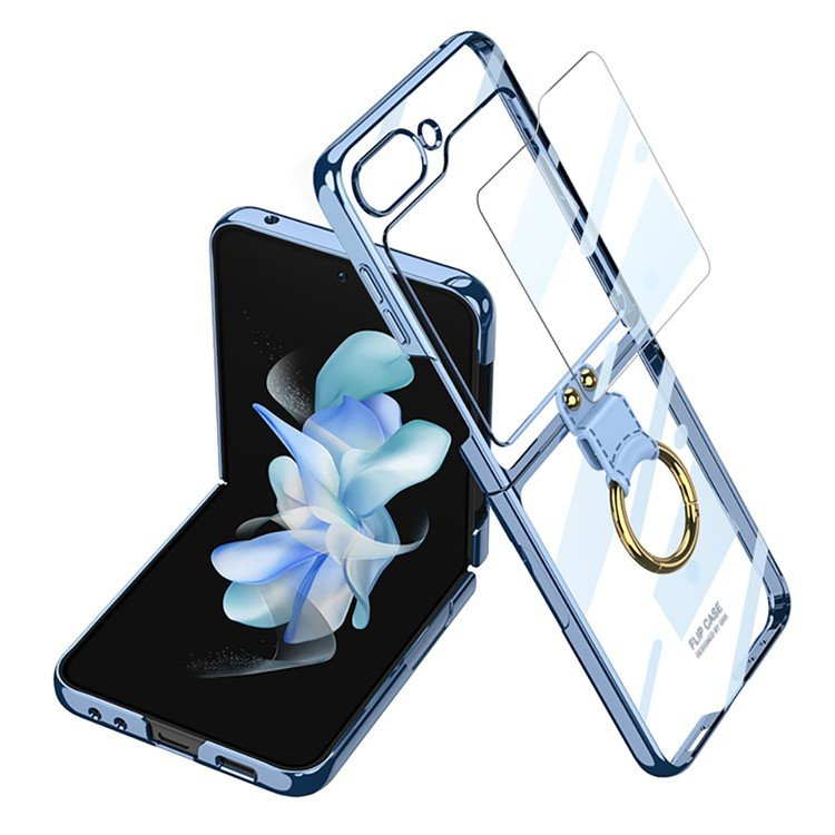 Gkk Ringhalterhülle Für Samsung Galaxy Z Flip5 5g, Blau