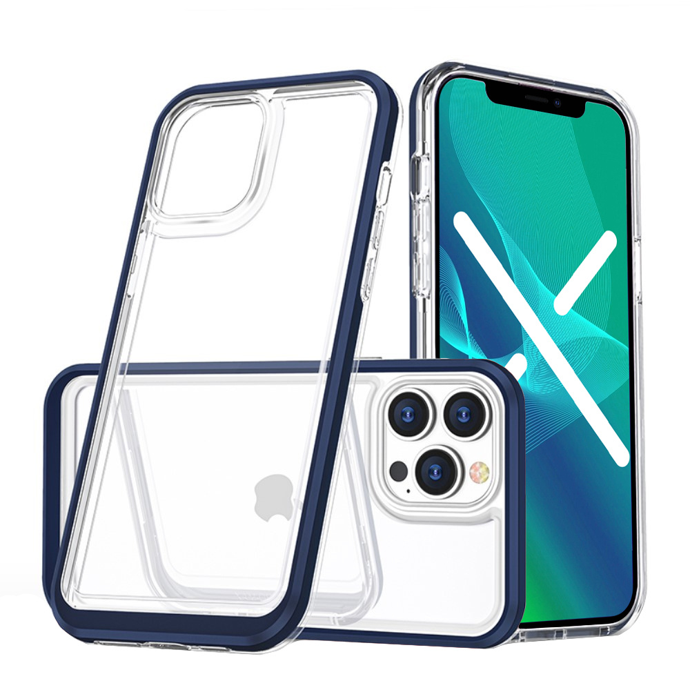 Erbord Hülle Für Iphone 13 Pro, Hybridrahmen, Marineblau