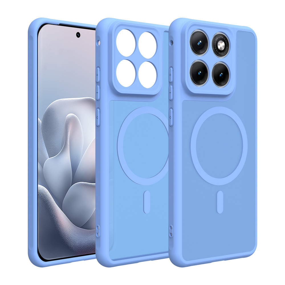 Motorola Edge 70 Fusion Matte Hülle Für Magsafe Blau