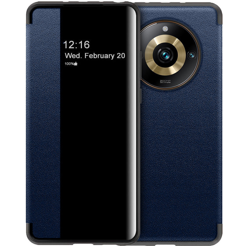 Realme 11 Pro 5g / 11 Pro+ 5g Hülle Mit Seitlicher Klappfunktion, Blau