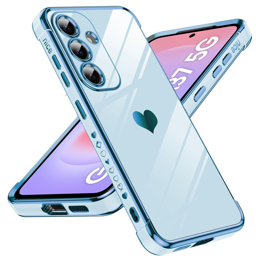Schutzhülle Für Samsung Galaxy A37 5g, Elektroherz, Blau