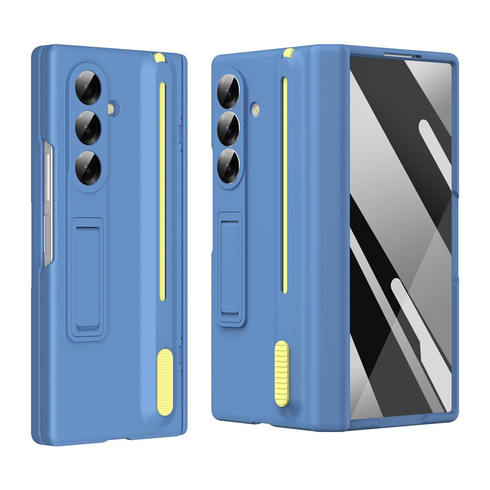 Samsung Galaxy Z Fold 8 Ultra Hülle Mit Glas Und Stift, Blau