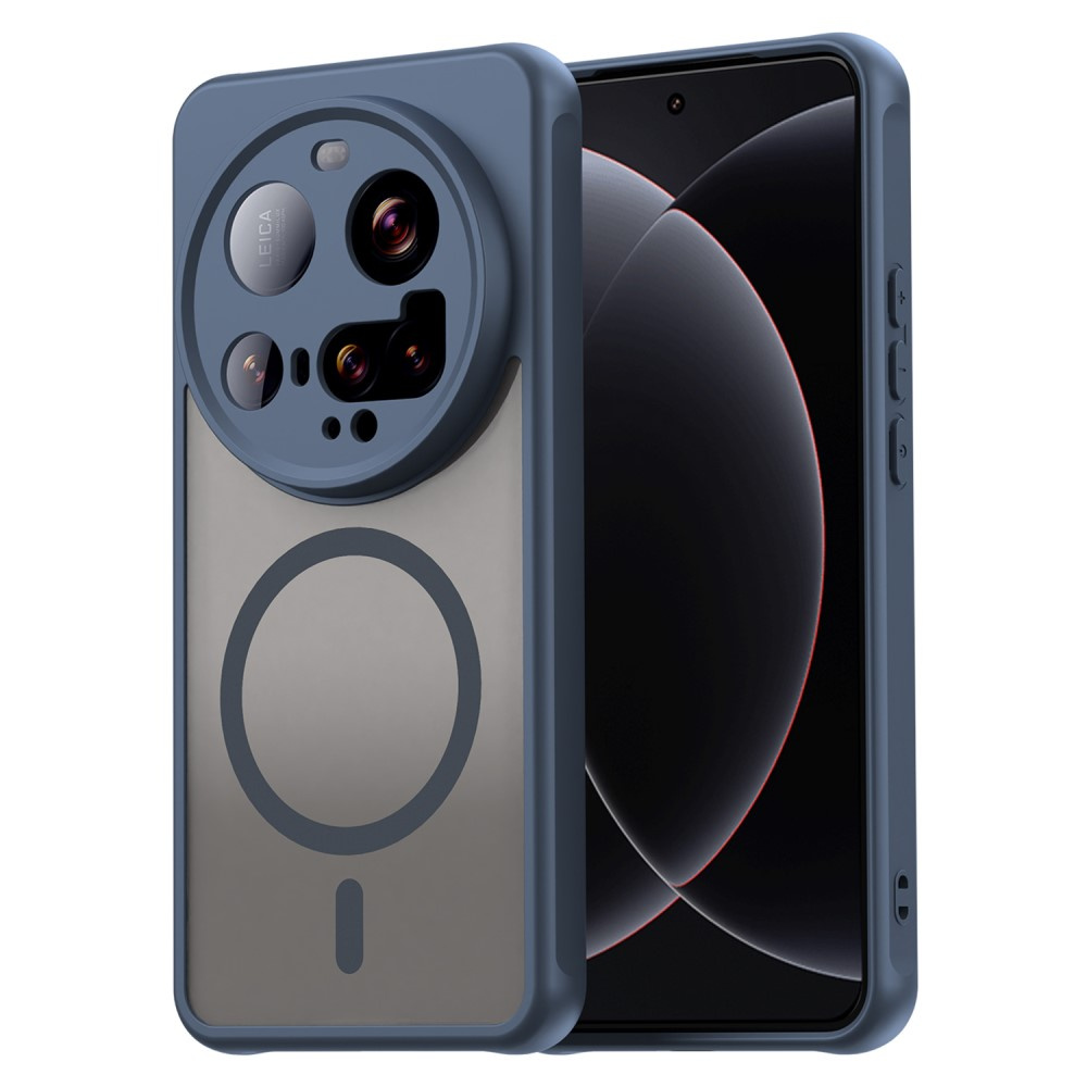 Xiaomi 15 Ultra Hülle, Für Magsafe, Mattblaue Bordüre, Blau