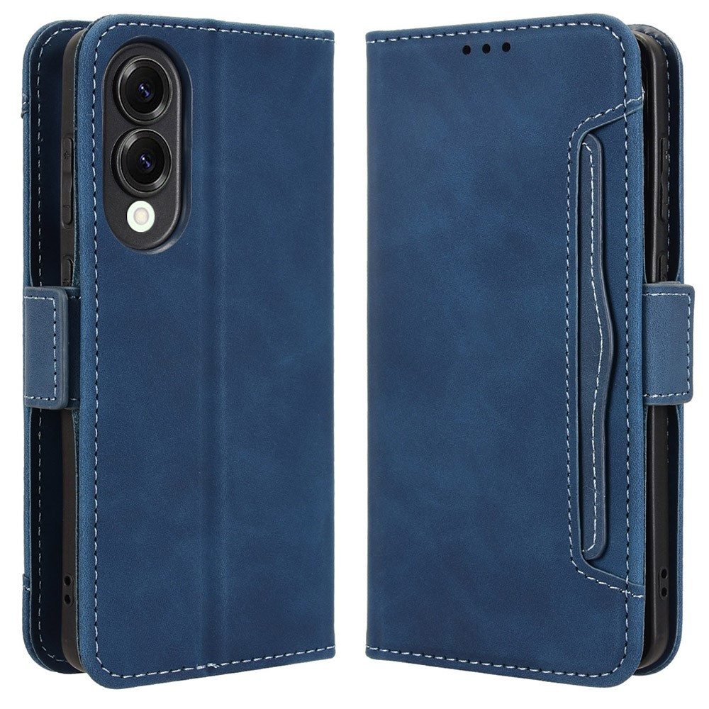 Samsung Galaxy S25 Edge Flip-hülle, Kartenfach, Marineblau