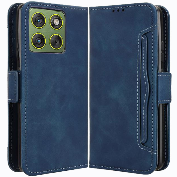 Klapphülle Für Motorola Edge 70, Mit Kartenfach, Marineblau