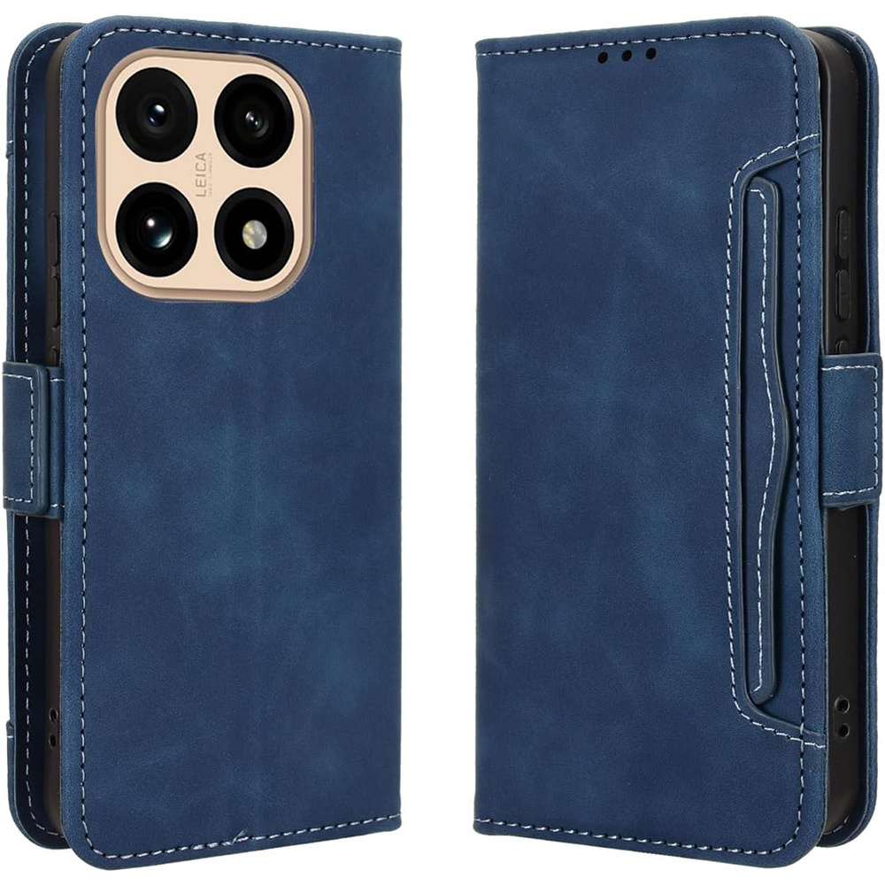 Klapphülle Für Xiaomi 15t, Mit Kartenfach, Blau