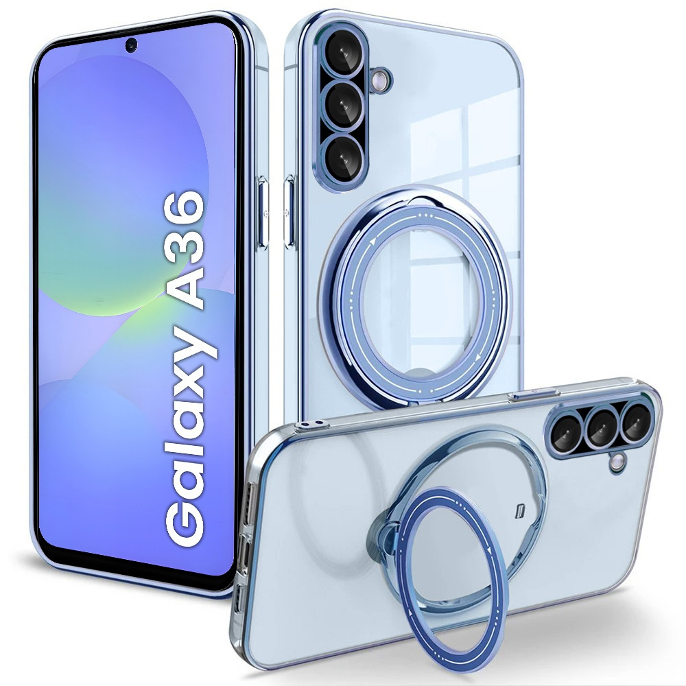 Magnetische Hülle Für Samsung Galaxy A36 5g, Mit Magsafe, Blau
