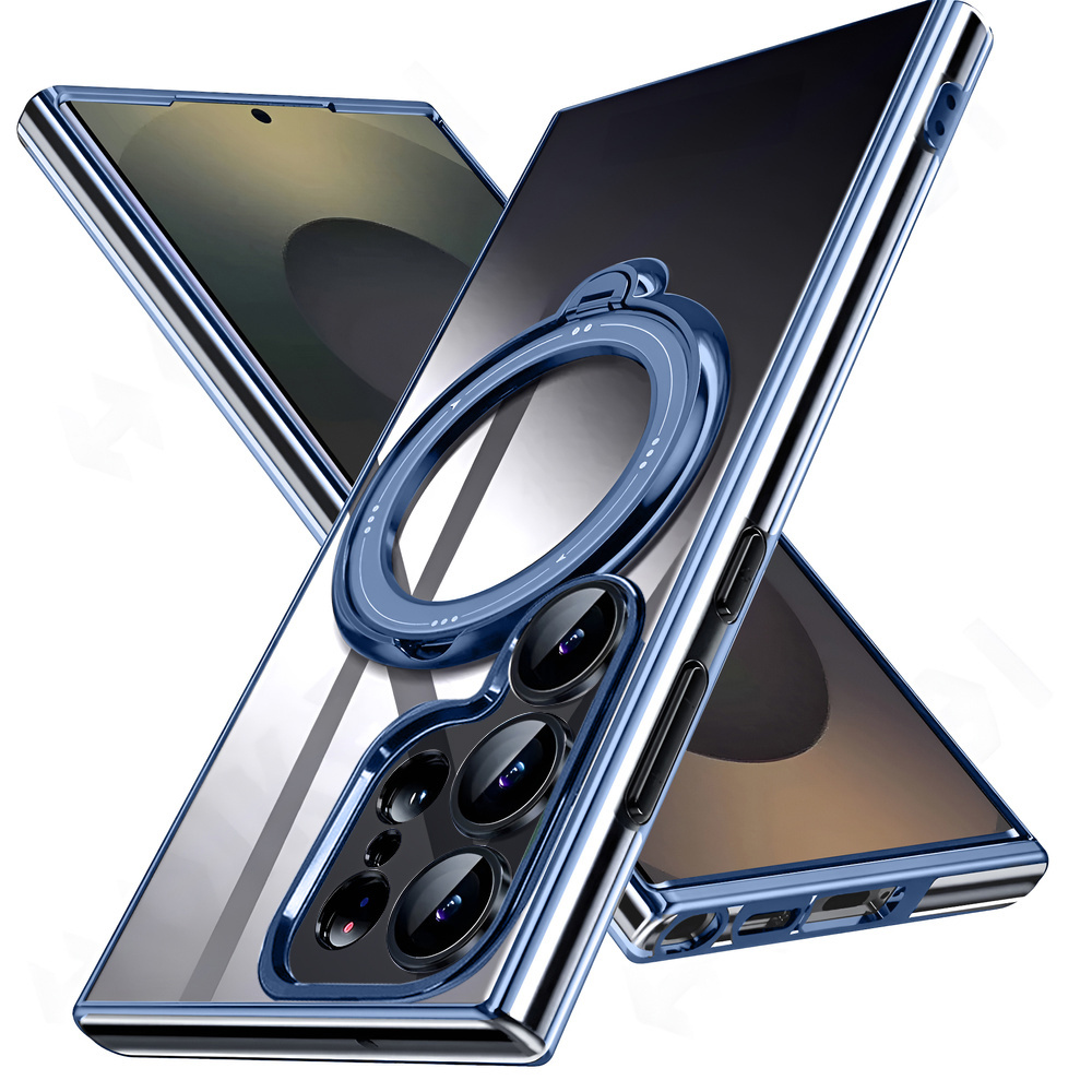 Magnetische Hülle Für Samsung Galaxy S25 Ultra, Kompatibel Mit Magsafe, Blau