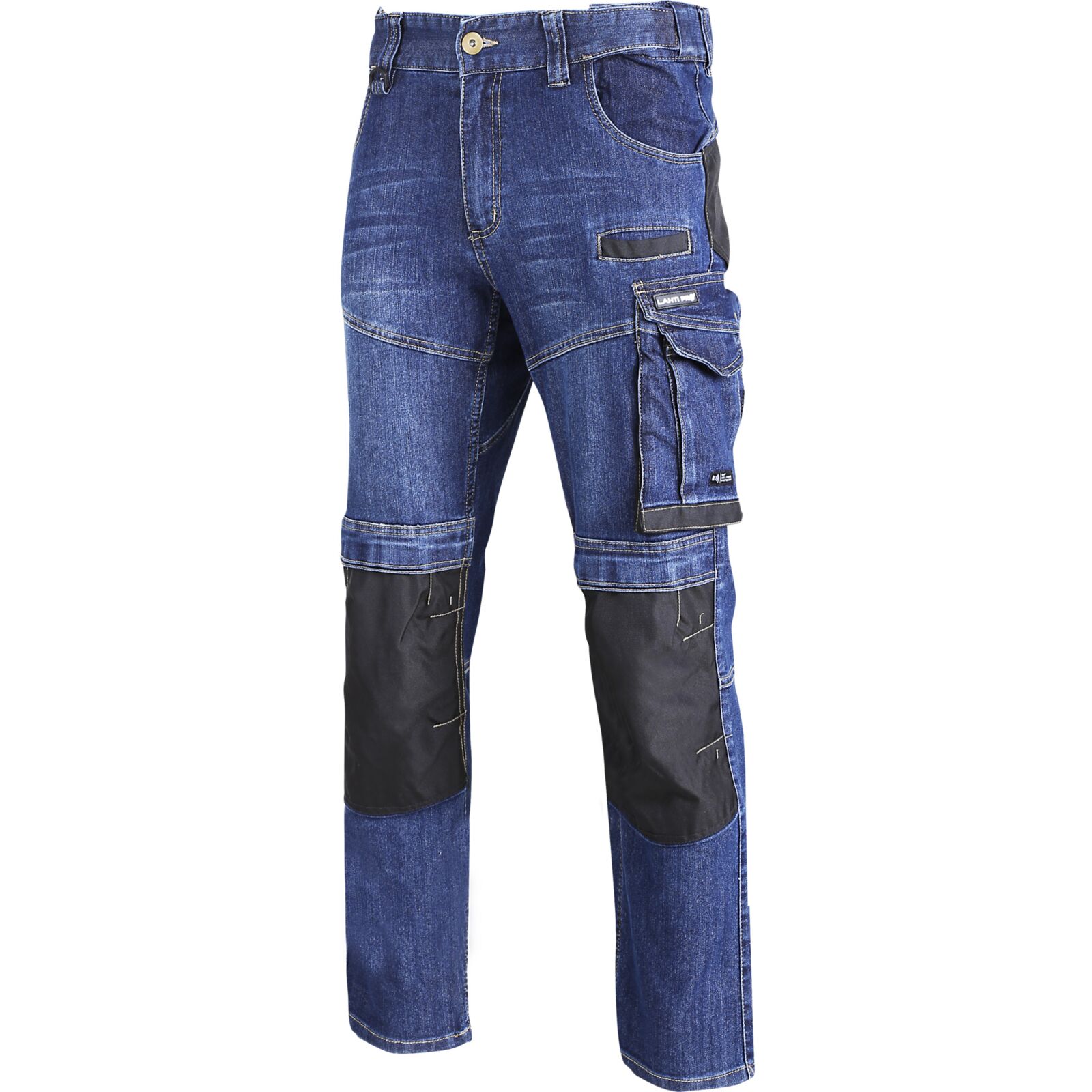 Blaue Stretch-jeans Mit Verstärkung, Größe „m“, Ce-kennzeichnung, Lahti