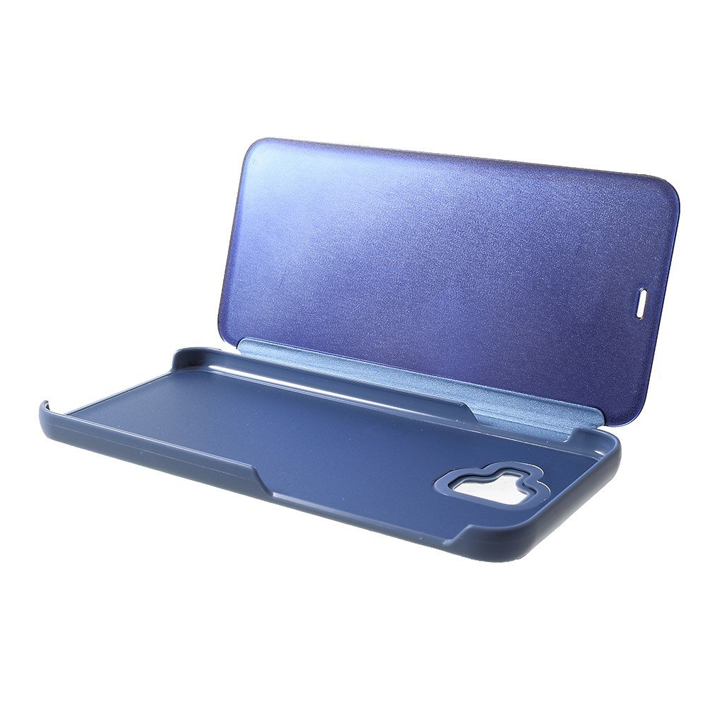 Mirror View Schutzhülle Für Samsung Galaxy J6+ Plus – Blau