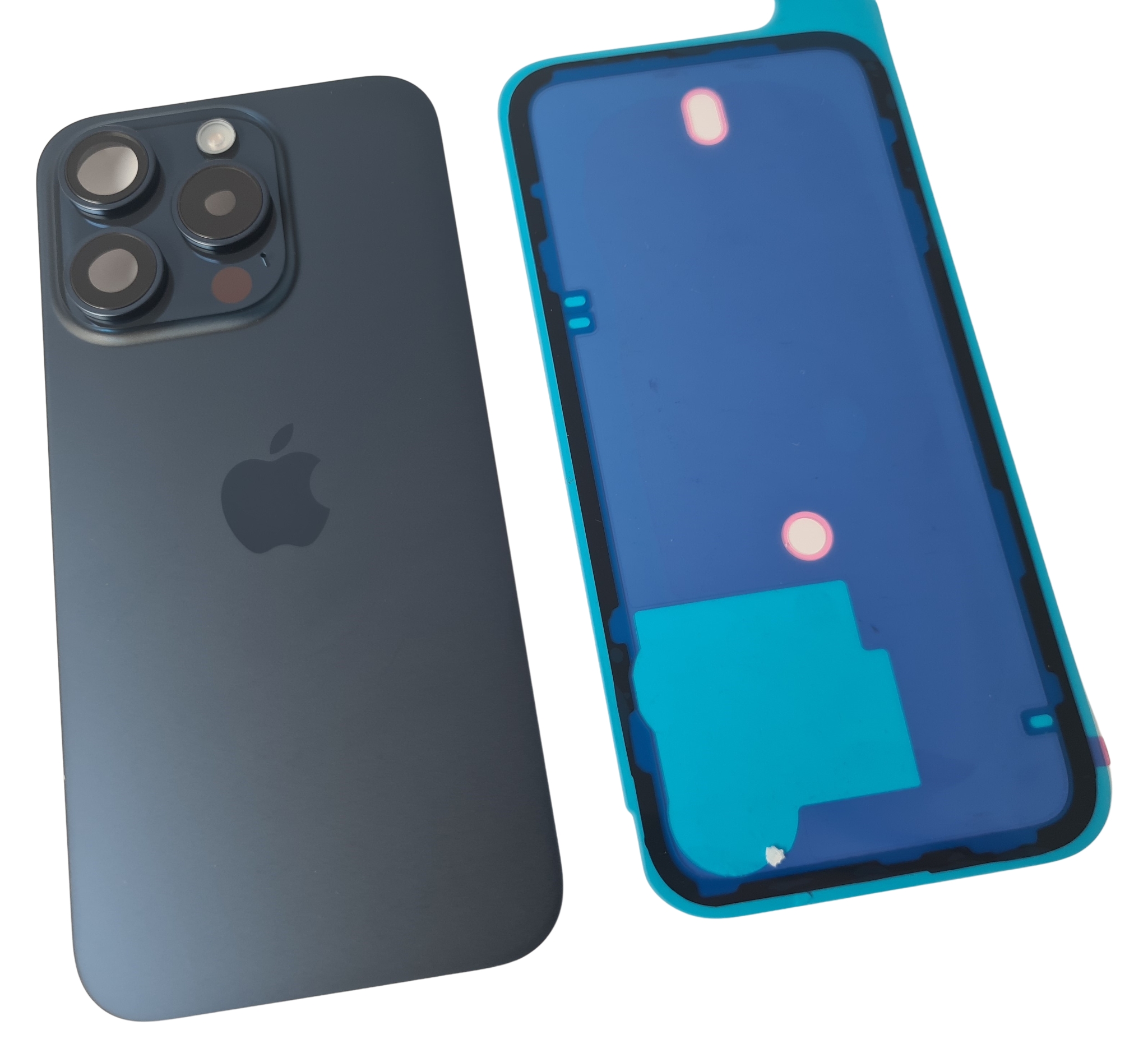 Org Plecki Grade A Original-rückseite Für Apple Iphone 15 Pro, Blau