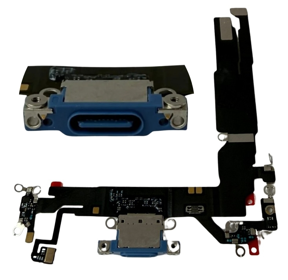 Org Original Usb-ladeanschluss, Zerlegt Für Iphone 16 (ultramarin)