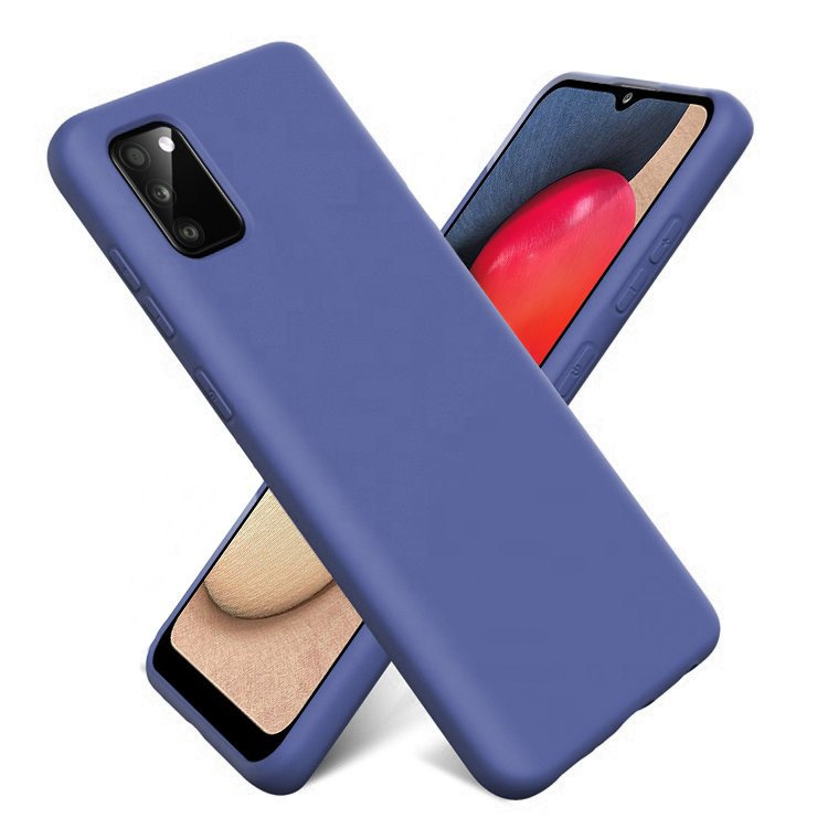 Schutzhülle Für Samsung Galaxy A02s, Silikon Lite, Marineblau