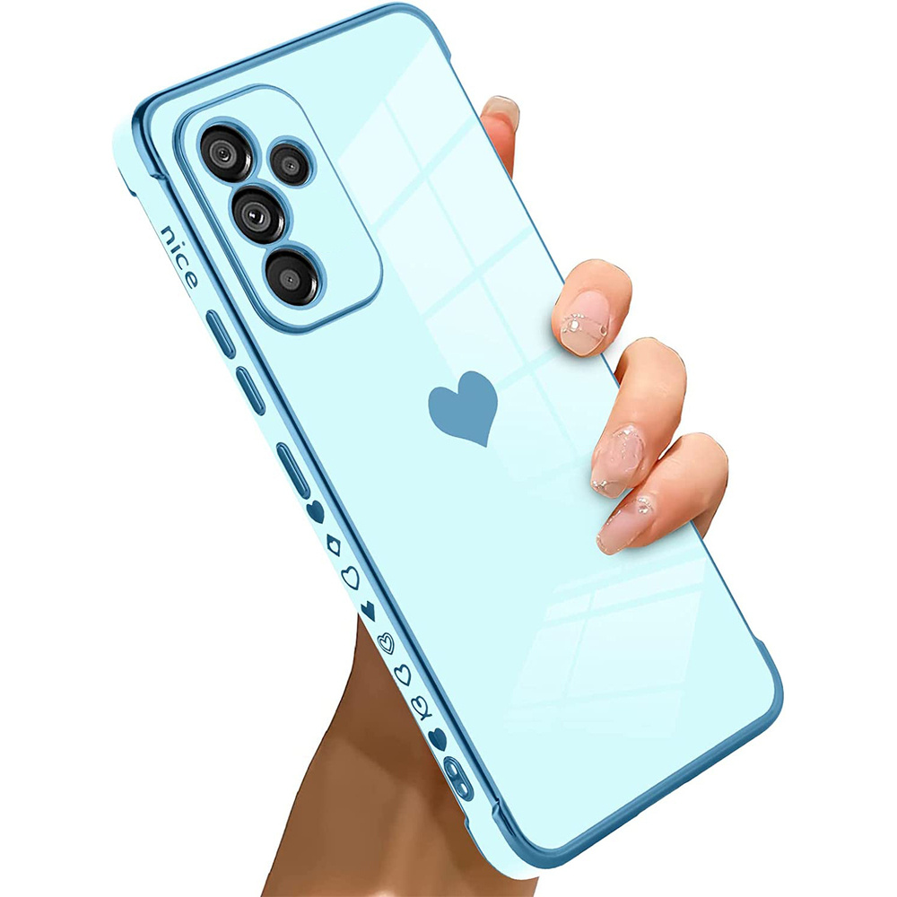Schutzhülle Für Samsung Galaxy A34 5g, Elektroherz, Blau
