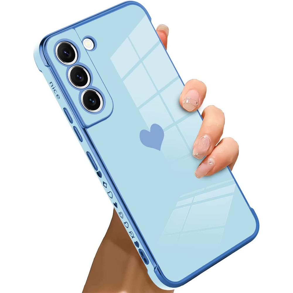 Hülle Für Samsung Galaxy S22, Elektroherz, Blau