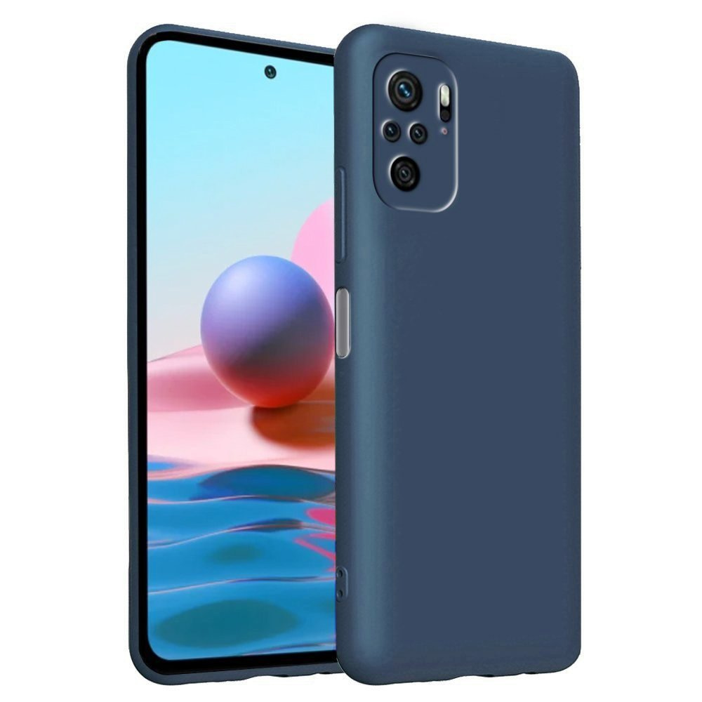 Schutzhülle Für Xiaomi Redmi Note 10 / 10s, Silikon Lite, Marineblau