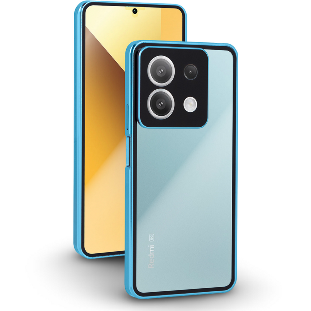 Schutzhülle Für Xiaomi Redmi Note 13 5g, Magnetisches Dualglas, Blau