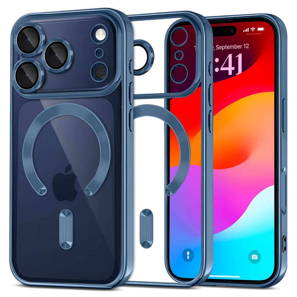 Iphone 17 Pro Electro Magsafe Hülle - Blau