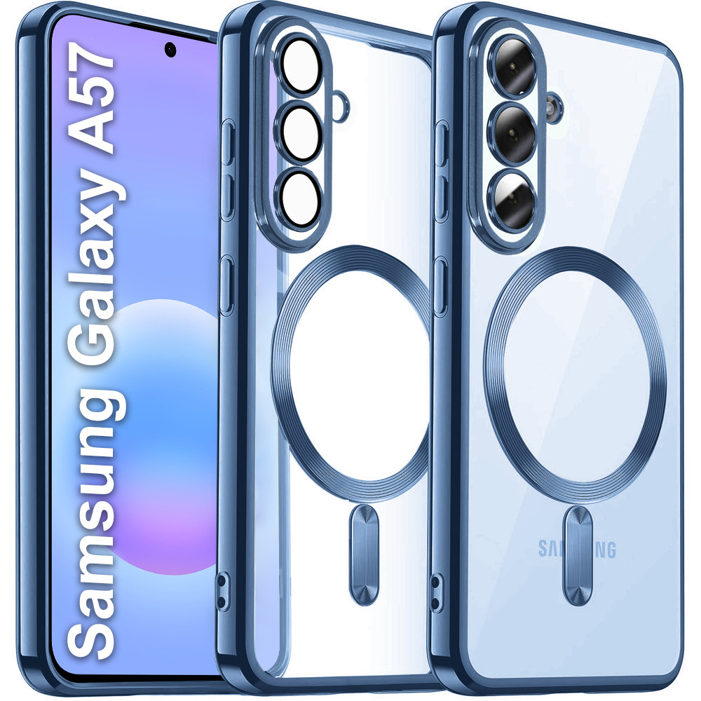 Schutzhülle Für Samsung Galaxy A57 5g, Electro Magsafe, Blau