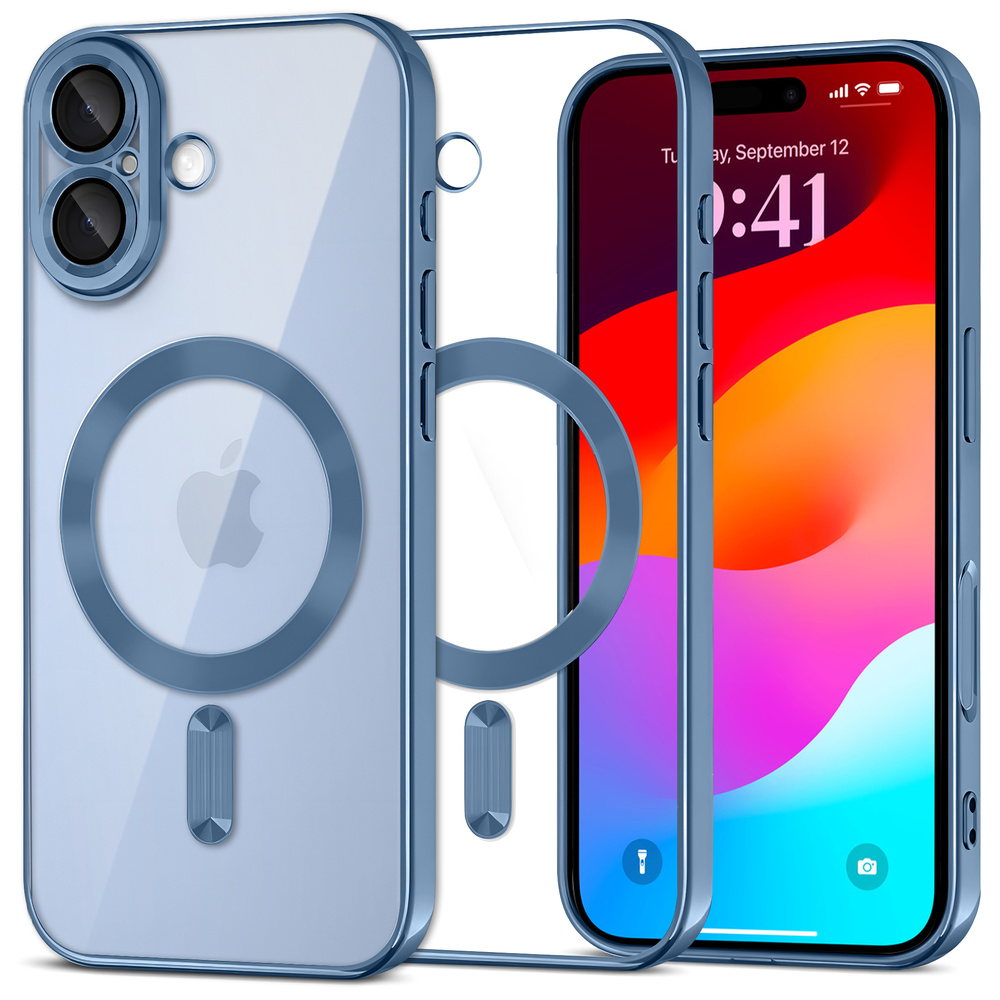 Iphone 17 Electro Magsafe Hülle - Blau