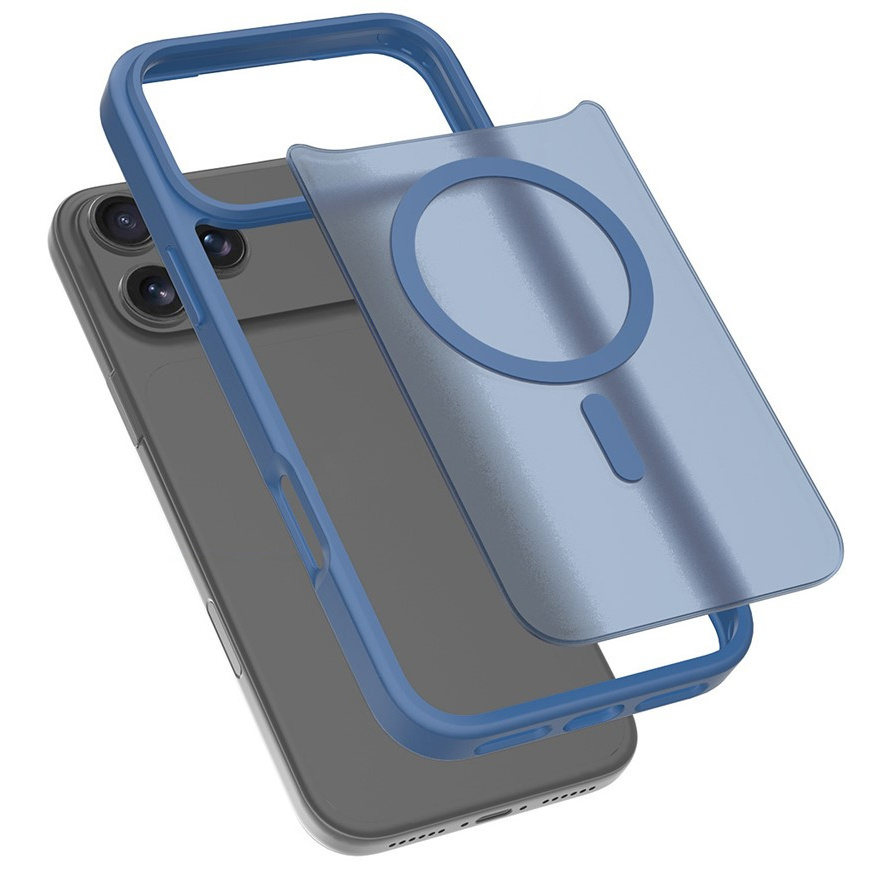 Iphone 17 Pro Matte Hülle Für Magsafe, Mattblau