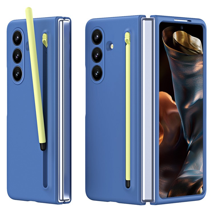 Schutzhülle Mit Glas Und Stift Für Samsung Galaxy Z Fold7 – Blau