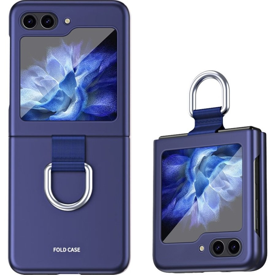 Ringhalterhülle Für Samsung Galaxy Z Flip5 5g, Blau
