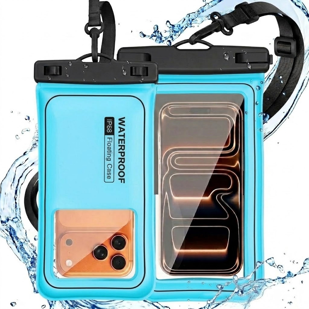 Wasserdichte, Schwimmende Handyhülle, Blau