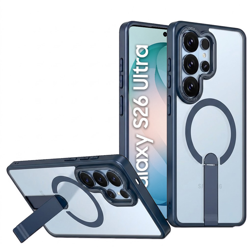Samsung Galaxy S26 Ultra Fusion Hybrid-hülle Mit Magsafe Und Ständer, Blau