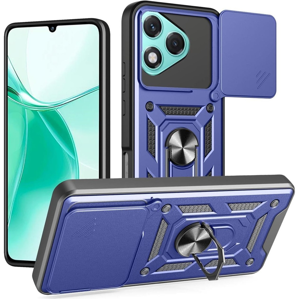 Gepanzertes Gehäuse Für Honor 400 Lite, Camshield Slide, Blau