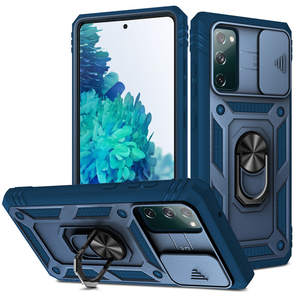 Schutzhülle Mit Schutzfunktion Für Samsung Galaxy S20 Fe, Camshield Slide, Blau
