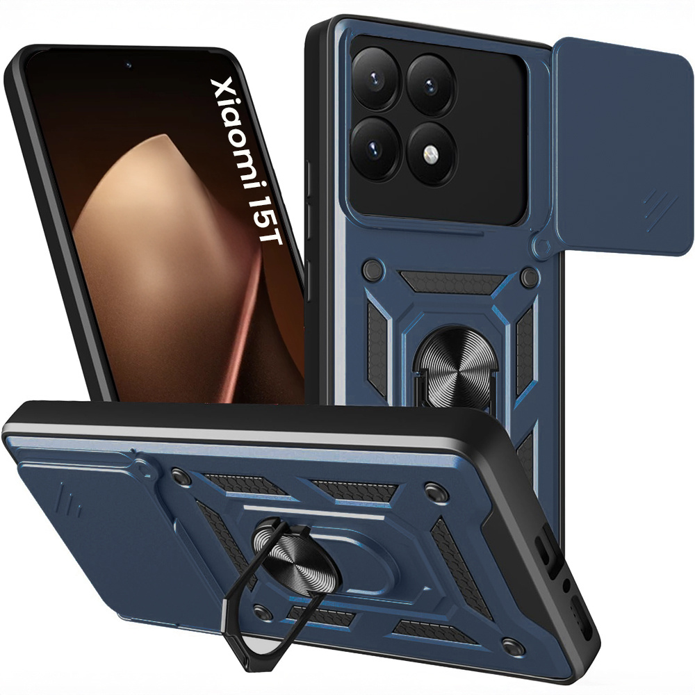 Schutzhülle Für Xiaomi 15t, Camshield Slide, Blau